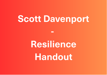 Handout Scott Davenport